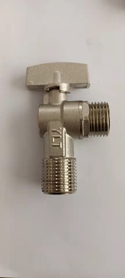 1/2Inch 크롬도금된 싱크 각형 차단 변 화장실 앵글 밸브