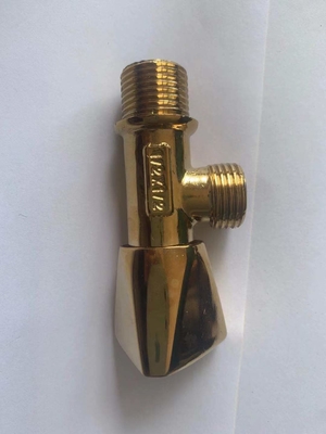 1/2Inch 크롬도금된 싱크 각형 차단 변 화장실 앵글 밸브